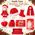 Load image into Gallery viewer, Gloveleya Christmas Doll Gift Box – 8-Piece 10th Anniversary Limited Edition – Red, Light Skin - Gloveleya Official
