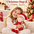 Load image into Gallery viewer, Gloveleya Christmas Doll Gift Box – 8-Piece 10th Anniversary Limited Edition – Red, Light Skin - Gloveleya Official
