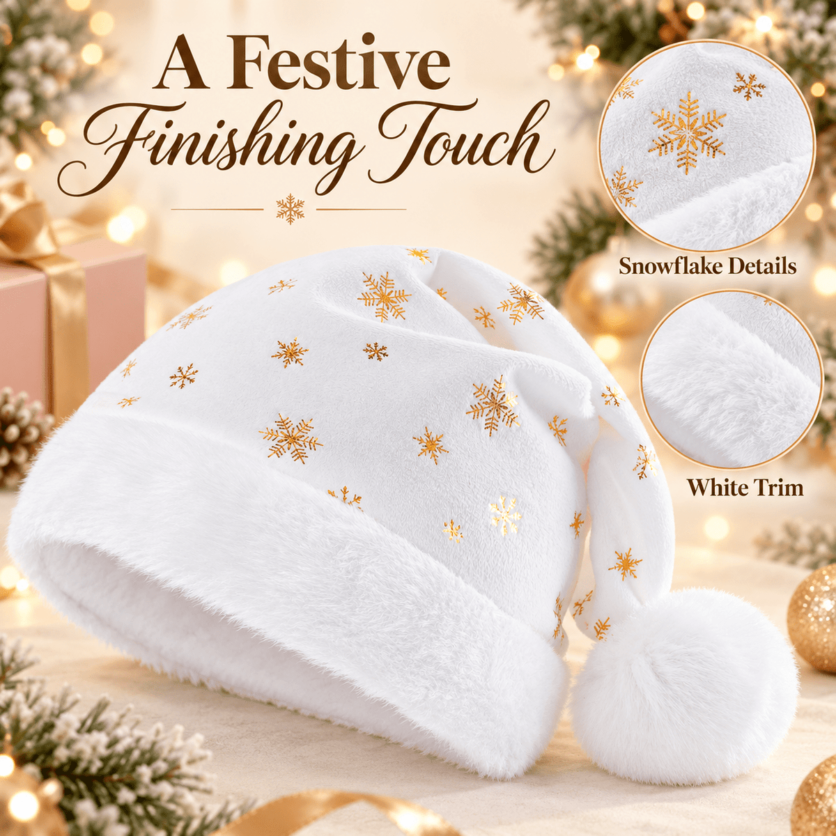 Gloveleya Christmas Doll Gift Box – 8-Piece 10th Anniversary Limited Edition – White & Gold - Gloveleya Official