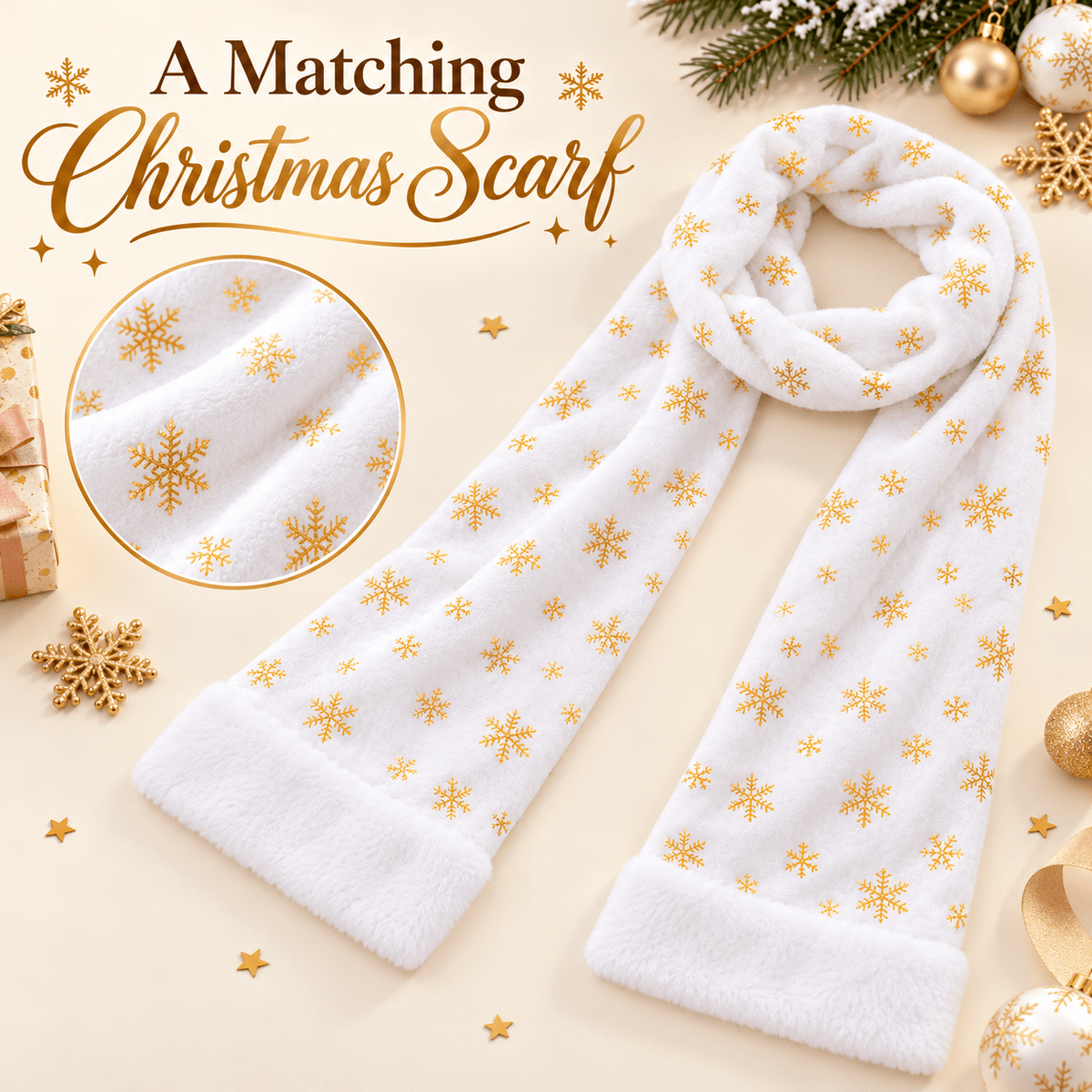 Gloveleya Christmas Doll Gift Box – 8-Piece 10th Anniversary Limited Edition – White & Gold - Gloveleya Official