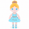 Load image into Gallery viewer, Gloveleya blue classic ballerina doll - personalized gift image 1
