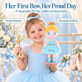 Load image into Gallery viewer, Gloveleya blue classic ballerina doll - personalized gift image 6
