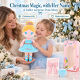 Load image into Gallery viewer, Gloveleya blue classic ballerina doll - personalized gift image 10
