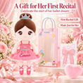 Load image into Gallery viewer, Gloveleya coral classic ballerina doll - personalized gift image 4
