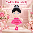 Load image into Gallery viewer, Gloveleya rose classic ballerina doll - personalized gift image 3
