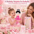 Load image into Gallery viewer, Gloveleya rose classic ballerina doll - personalized gift image 8
