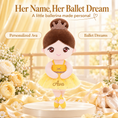 Charger l'image dans la visionneuse de la galerie, Gloveleya yellow classic ballerina doll - personalized gift image 2
