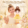Charger l'image dans la visionneuse de la galerie, Gloveleya yellow classic ballerina doll - personalized gift image 6
