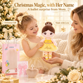 Charger l'image dans la visionneuse de la galerie, Gloveleya yellow classic ballerina doll - personalized gift image 10

