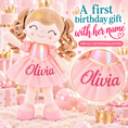 Load image into Gallery viewer, Gloveleya personalized crown princess doll - birthday gift gallery 2
