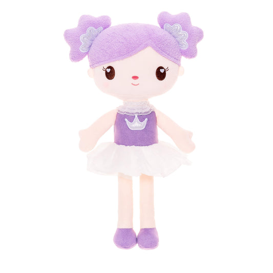 Gloveleya 14-inch Personalized Curl Candy Girls Doll Purple