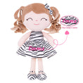 Charger l'image dans la visionneuse de la galerie, Gloveleya 12-inch Personalized Plush Jungle Animal Doll Zebra
