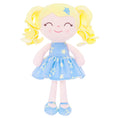 Cargar la imagen en la vista de la galería, Gloveleya 12-inch Curly Hair Baby Star Dress Doll Bule
