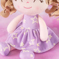 Bild in Galerie-Betrachter laden, Gloveleya 12-inch Curly Hair Baby Star Dress Doll Purple
