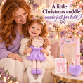 Load image into Gallery viewer, Gloveleya personalized curly hair princess doll, purple, gift gallery 12
