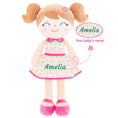 Carica l'immagine nel visualizzatore della galleria, Gloveleya 16-inch Personalized Flower Girls Dolls Pink Flower Bud
