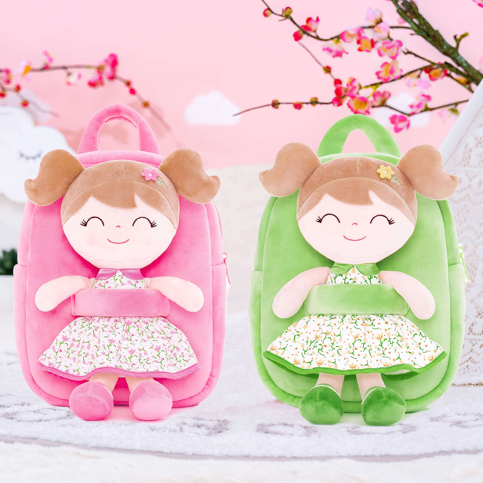 Gloveleya 9-inch Personalized Flower Fairy  Girls Dolls Backpacks Series - Gloveleya Offical