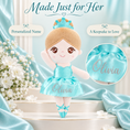 Load image into Gallery viewer, Gloveleya aqua glass ballet doll - 裙子名字定制
