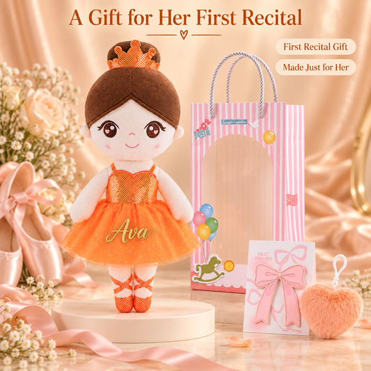 Gloveleya orange glass ballet doll - 第一次演出礼物套装