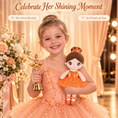 Cargar la imagen en la vista de la galería, Gloveleya orange glass ballet doll - 女孩芭蕾获奖
