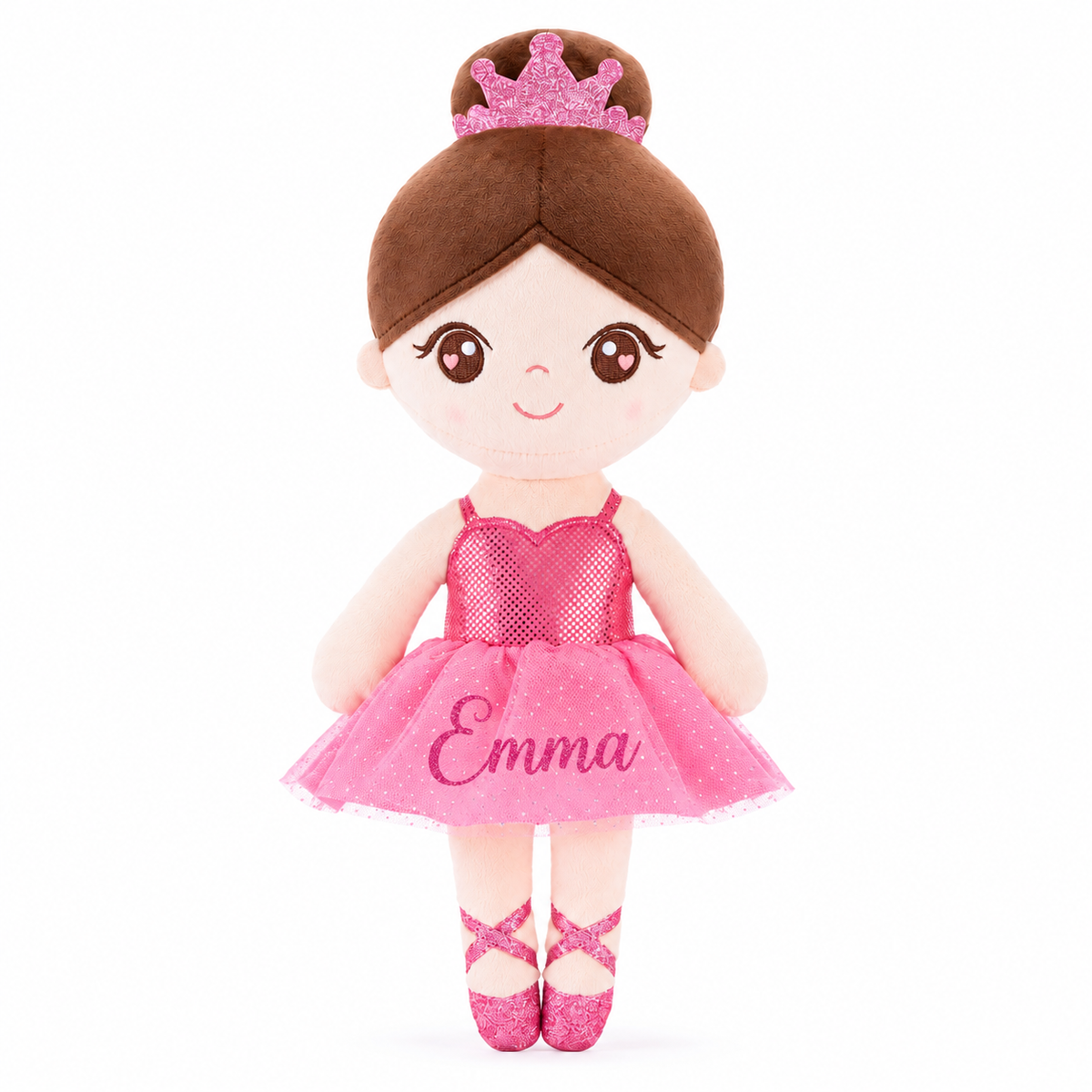 Gloveleya pink glass ballet doll - 白底定制主图