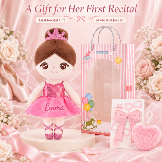 Gloveleya pink glass ballet doll - 第一次演出礼物套装