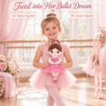 Load image into Gallery viewer, Gloveleya pink glass ballet doll - 女孩抱娃娃跳舞
