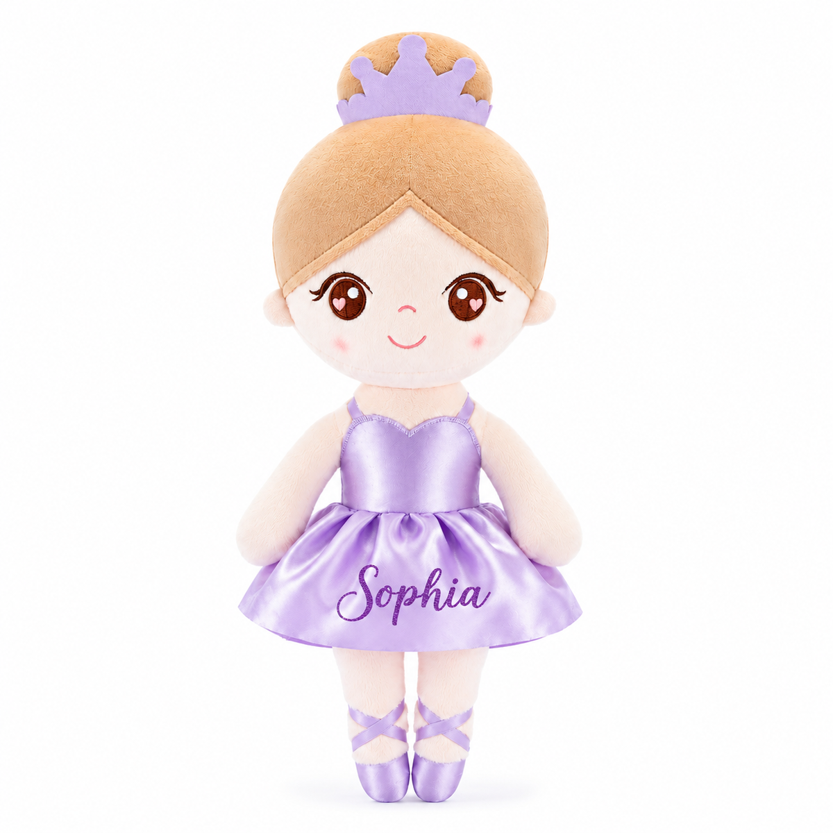 Gloveleya purple glass ballet doll - 白底定制主图