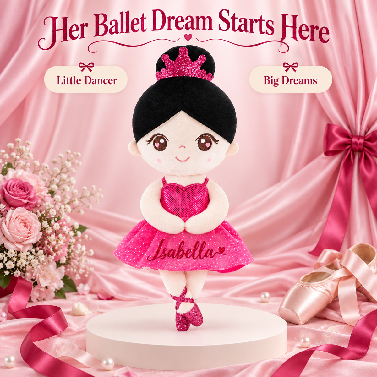 Gloveleya rose glass ballet doll - 她的芭蕾梦想