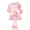 Load image into Gallery viewer, Gloveleya 12-inch Personalized Glitters Love Heart Girl Doll Coral Coral Pink - Gloveleya Offical
