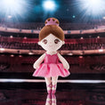 Load image into Gallery viewer, Gloveleya 13-inch Personalized Glass Ballet Girl Doll Pink
