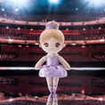 Load image into Gallery viewer, Gloveleya 13-inch Personalized Glass Ballet Girl Doll Purple
