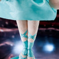 Load image into Gallery viewer, Gloveleya 13-inch Personalized Glass Ballet Girl Doll Aqua
