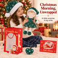 Load image into Gallery viewer, Gloveleya Green Christmas Doll Gift Set – 5 Pieces - Gloveleya Official
