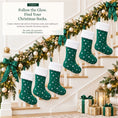 Load image into Gallery viewer, Gloveleya Green Christmas Stockings – Set of 6 - Gloveleya Official
