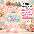 Load image into Gallery viewer, Gloveleya 16-inch green Spring Girl doll - personalized gift gallery 9
