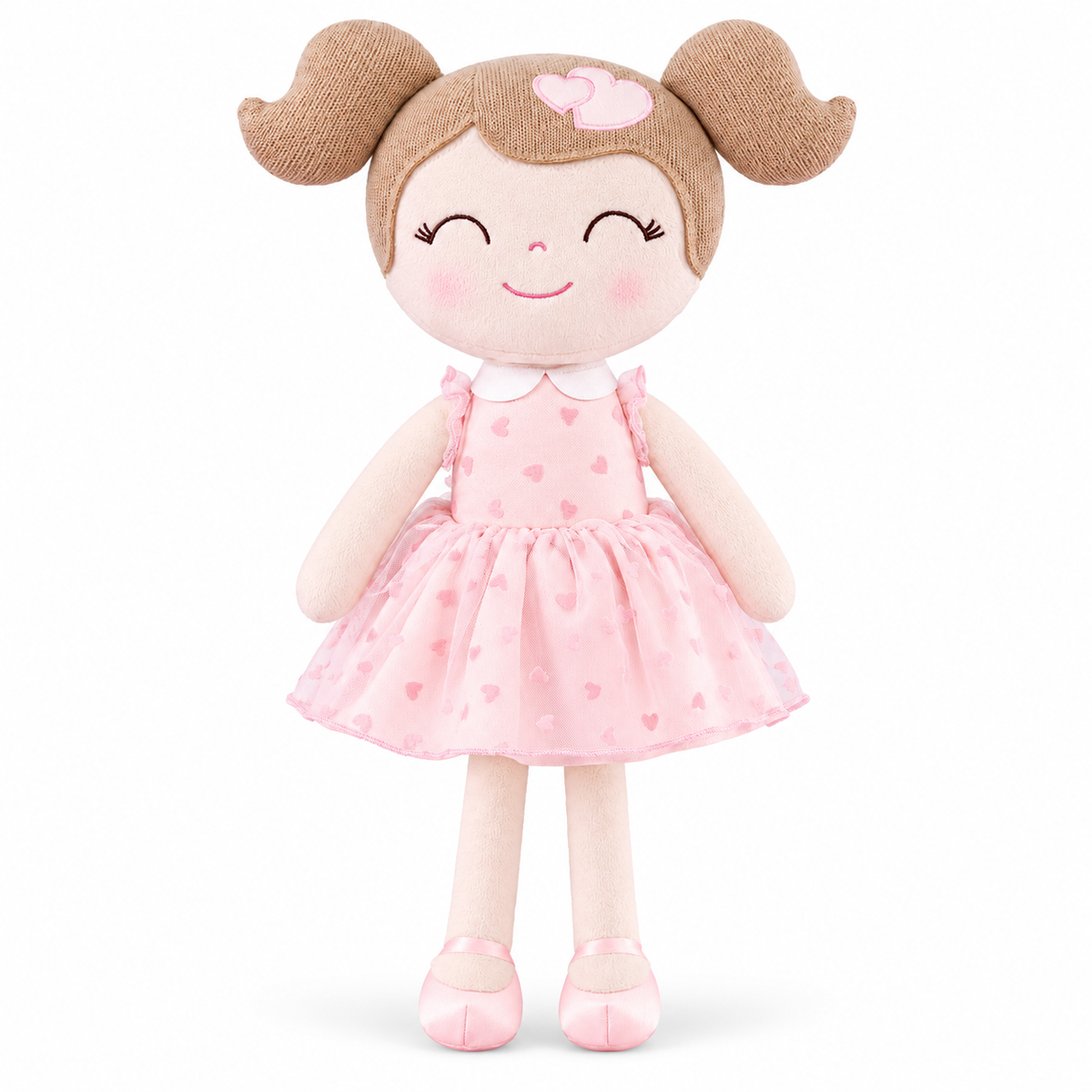 Gloveleya 16-inch pink Heart Princess doll - white background