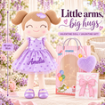Load image into Gallery viewer, Gloveleya 16-inch purple Heart Princess doll - personalized gift gallery 3
