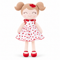 Load image into Gallery viewer, Gloveleya 16-inch red Heart Princess doll - white background
