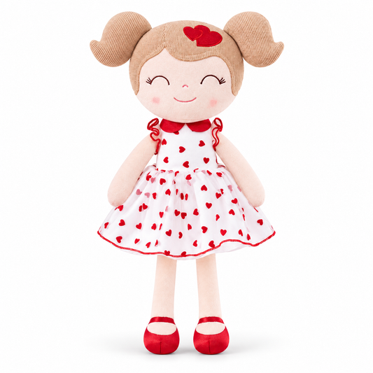 Gloveleya 16-inch red Heart Princess doll - white background