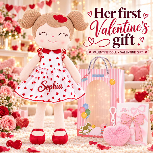 Gloveleya 16-inch red Heart Princess doll - personalized gift gallery 1