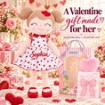 Load image into Gallery viewer, Gloveleya 16-inch red Heart Princess doll - personalized gift gallery 10
