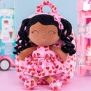 Gloveleya 9-inch Personalized Spring Girl Love Heart Dolls Backpacks Series