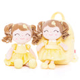 Load image into Gallery viewer, Gloveleya 9-inch Personalized Love Heart Girls Dolls Backpacks Yellow - Gloveleya Offical
