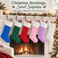Load image into Gallery viewer, Gloveleya Mixed Color Christmas Stockings – Set of 6 - Gloveleya Official
