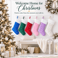 Load image into Gallery viewer, Gloveleya Mixed Color Christmas Stockings – Set of 6 - Gloveleya Official
