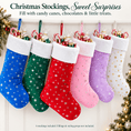 Load image into Gallery viewer, Gloveleya Mixed Color Christmas Stockings – Set of 6 - Gloveleya Official
