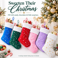 Load image into Gallery viewer, Gloveleya Mixed Color Christmas Stockings – Set of 6 - Gloveleya Official

