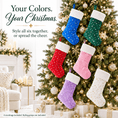 Load image into Gallery viewer, Gloveleya Mixed Color Christmas Stockings – Set of 6 - Gloveleya Official
