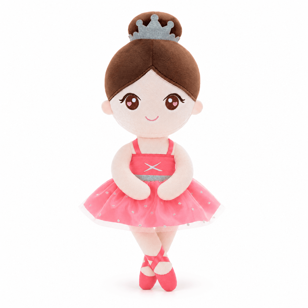 Gloveleya Personalized Ballerina Doll – 13-Inch Coral - Gloveleya Official